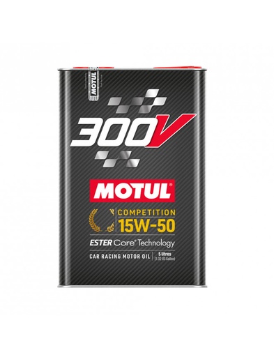 [110861] Huile Moteur Motul 300V 15W50 bidon de 5L
