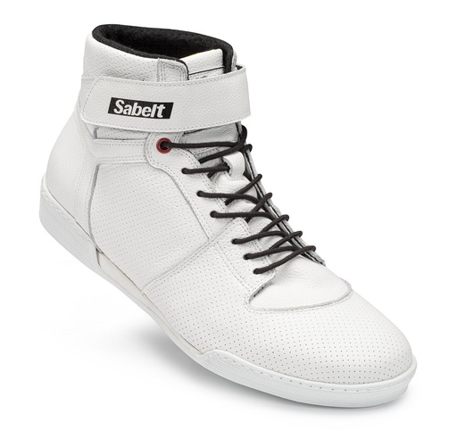 Chaussures Sabelt blanches Laser TB3 - FIA 8856-2018