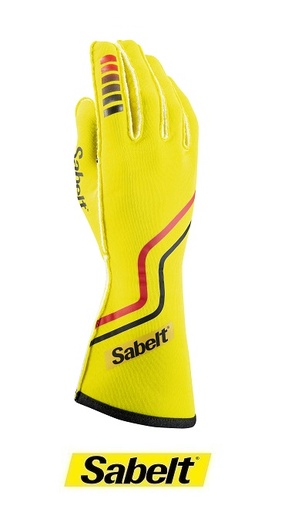 Gants FIA 8856-2018 TG10 - Jaune Fluo