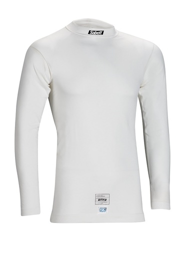 Camiseta stretch fit ignifuga Sabelt UI200 - FIA8856-2018 (Bianco)