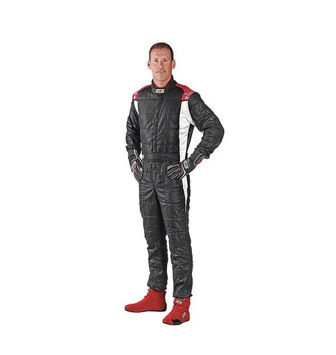 Combinaison GT2I Race FIA Noir/Rouge
