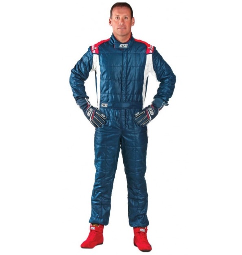 Combinaison GT2I Race FIA Bleu/Rouge