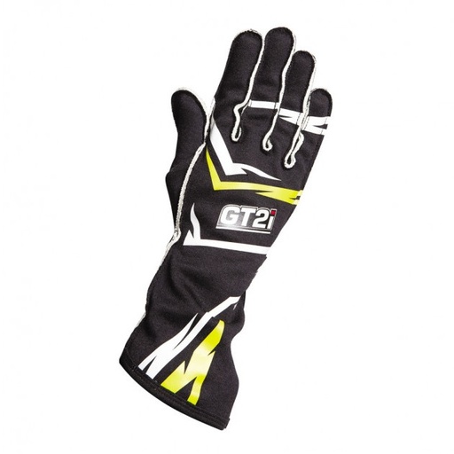 GT2i Pro 03 Gloves Black/Yellow - FIA 8856-2018