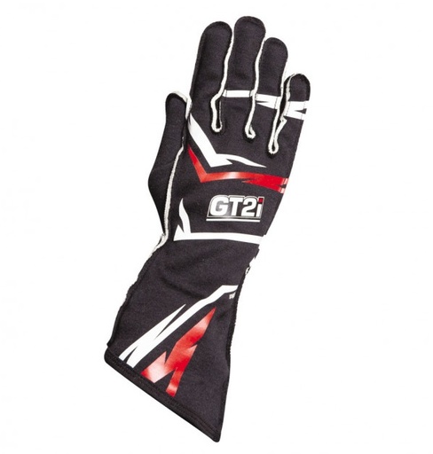 GT2i Pro 03 Gloves Black/Red - FIA 8856-2018