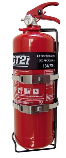 [GT-EXT2KG] Mechanical Steel Hand Extinguisher 2Kg powder