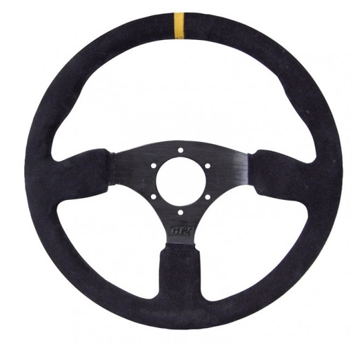 [MR-VOL001-NN-PLA] Volant GT2i Race peau retournée - Plat