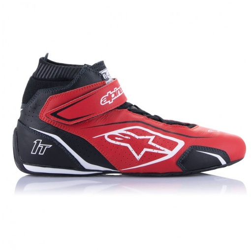 Chaussures FIA Alpinestars Tech 1T -V3 Rouge/Noir/Blanc