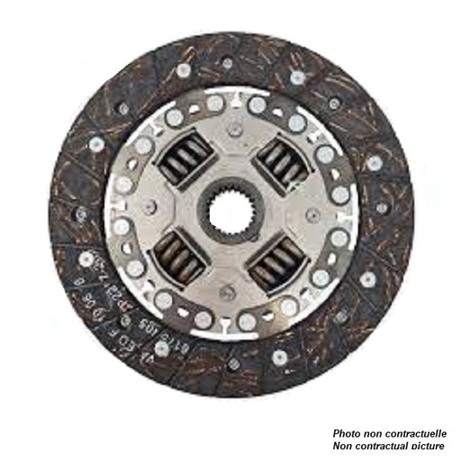 [CP2257-44] Disque d'embrayage AP AO Ø190 mm - 25.4 mm (1") X 23 - épaisseur 7.11 mm - FORD