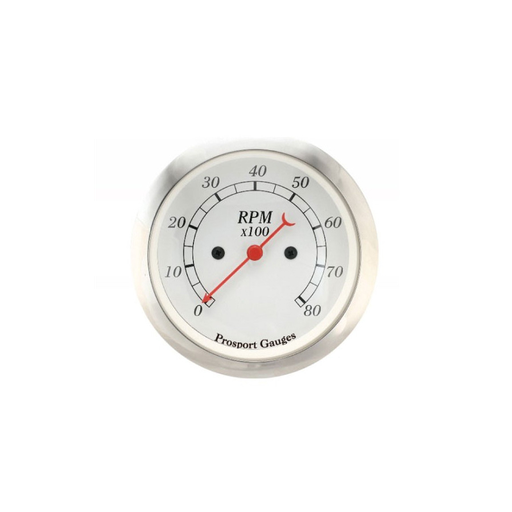 [CT-2FAST3-BL] Prosport Classic Rev-Counter 8 000RPM