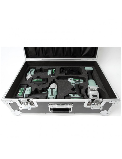[KWT-008-CPKF7EU] Mallette +clé choc 1/2"+3/8"+ meuleuse + perceuse