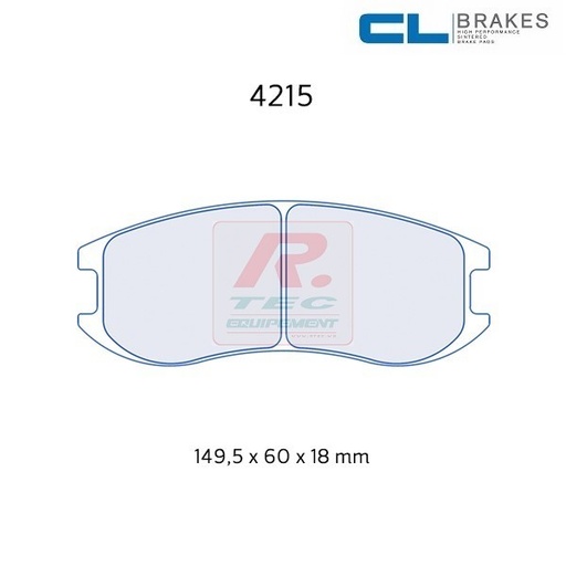 [4215RC6] 4215RC6 - Plaquettes CL brakes RC6