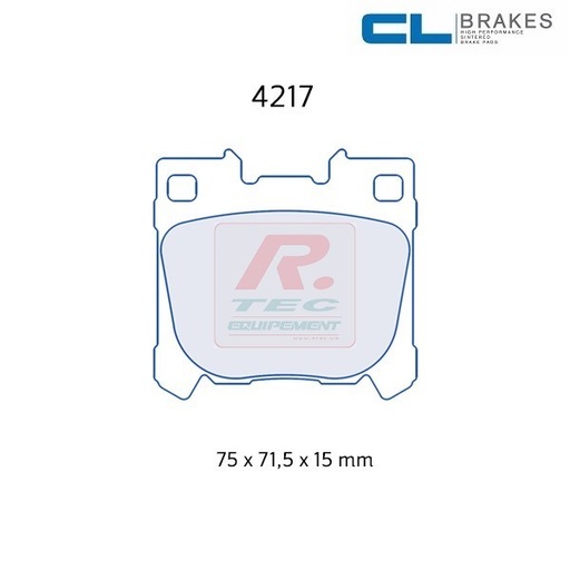 [4217RC6] 4217RC6 - Plaquettes CL brakes RC6