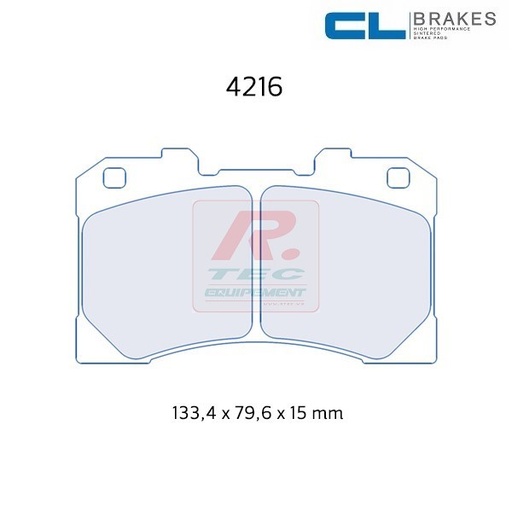 [4216RC5] 4216RC5 - Plaquettes CL brakes RC5