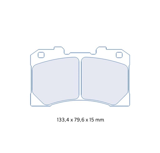 [4216RC6] 4216RC6 - CL Brakes remblokken RC6