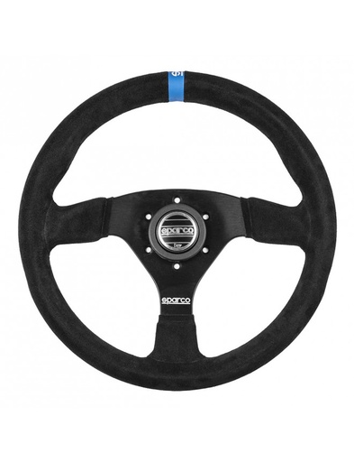 [015R383PSNLOGO] Volant Sparco 383 logo peau noir