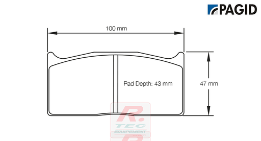 [1283RS42] S1283 - Pagid brake pads RS42