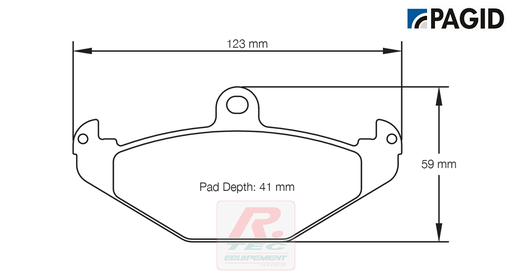 [1682RS42] S1682 - Pagid brake pads RS42