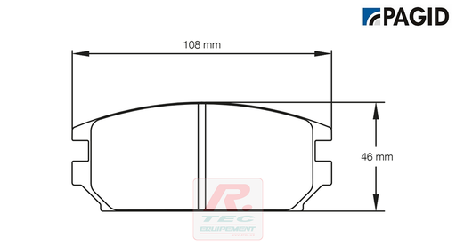 [2445RS42] S2445 - Pagid brake pads RS42
