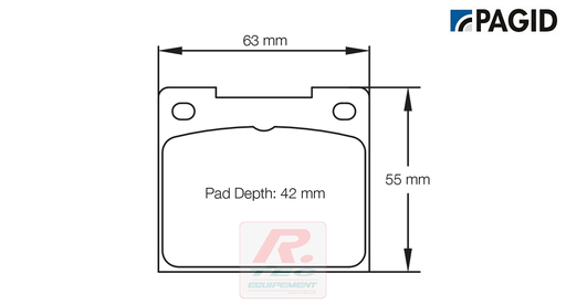 [3102RS42] S3102 - Pagid remblokken RS42
