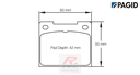 [3102RS44] S3102 - Plaquettes de frein Pagid RS44