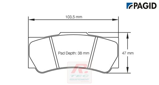 [8078RS42] S8078 - Pagid brake pads RS42