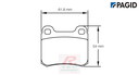 [1151RSH42] S1151 - Pagid brake pads RSH42