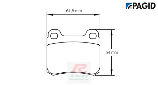 [1151RSH42] S1151 - Pagid remblokken RSH42