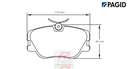 [1190RSH29E] S1190 - Pagid brake pads RSH29E