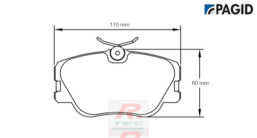 [1190RSH29E] S1190 - Pagid remblokken RSH29E