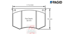 [1191RSH29E] S1191 - Pagid brake pads RSH29E