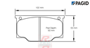 [1192RSH29E] S1192 - Pagid brake pads RSH29E