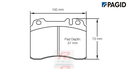 [1291RSH29E] S1291 - Pagid brake pads RSH29E