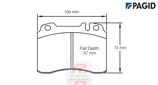 [1291RSH29E] S1291 - Pagid brake pads RSH29E