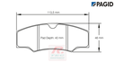 [1749RSH3] S1749 - Pagid brake pads RSH3