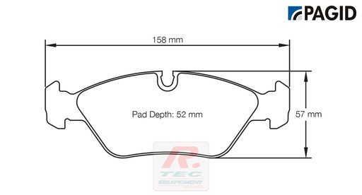 [1144RSL29] S1144 - Pagid brake pads RSL29