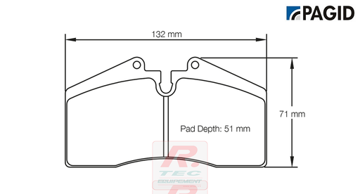 [1204RSL29] S1204 - Pagid brake pads RSL29