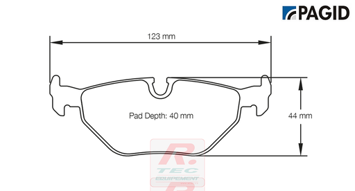 [1285RSL1] S1285 - Pagid brake pads RSL1