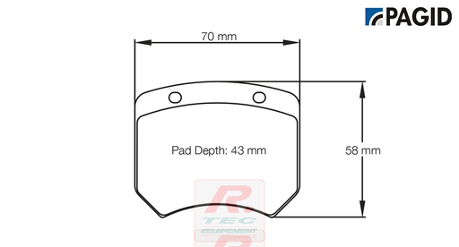 [1363RSL2] S1363 - Pagid brake pads RSL2