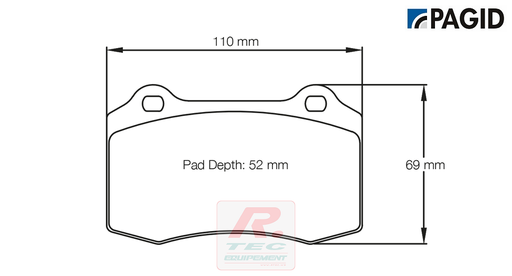 [1408RSL1] S1408 - Pagid brake pads RSL1