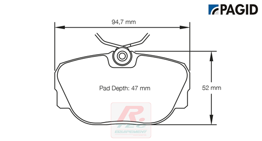 [1544RSL29] S1544 - Plaquettes de frein Pagid RSL29