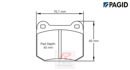 [1587RSL29] S1587 - Plaquettes de frein Pagid RSL29