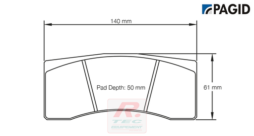 [1618RSL29] S1618 - Pagid brake pads RSL29
