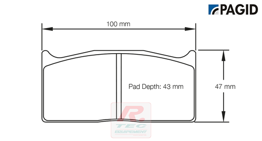 [1705RSL29] S1705 - Pagid brake pads RSL29