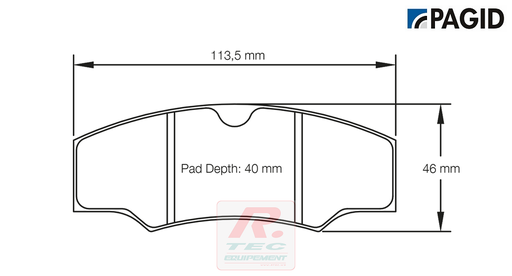 [1749RSL29] S1749 - Pagid brake pads RSL29
