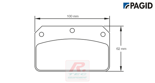 [1796RSL29] S1796 - Pagid brake pads RSL29