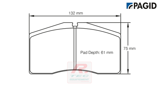 [1842RSL29] S1842 - Pagid brake pads RSL29