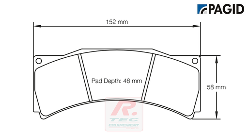 [1852RSL29] S1852 - Pagid brake pads RSL29