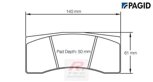 [1896RSL1] S1896 - Pagid brake pads RSL1