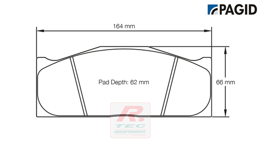 [2016RRSL1] S2016 - Pagid brake pads rodées RSL1