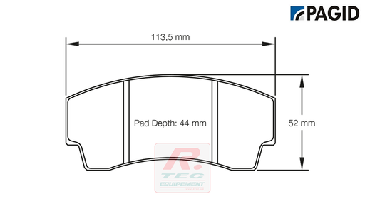 [2127RSL1] S2127 - Pagid brake pads RSL1